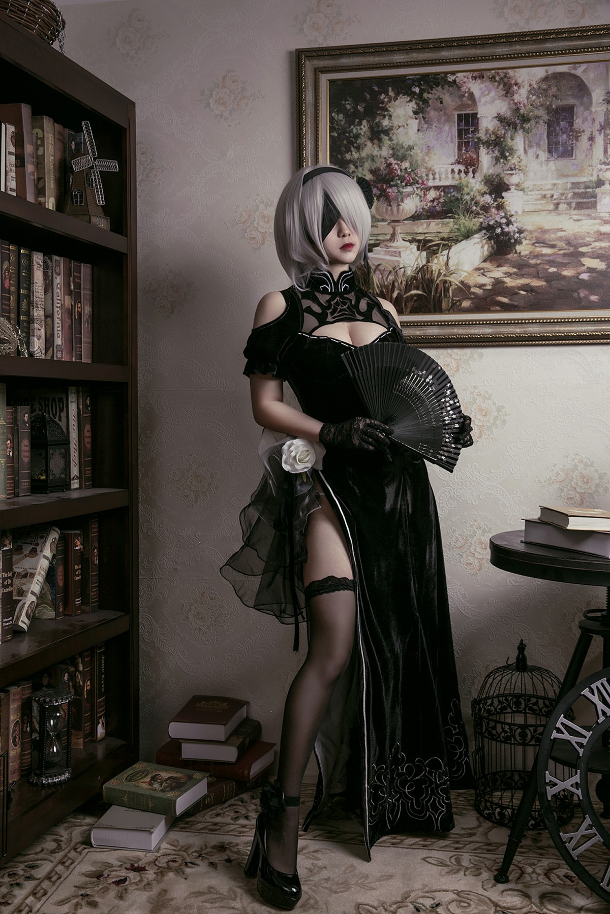 [Cosplay]穿旗袍的2B小姐姐 – COSPLAY