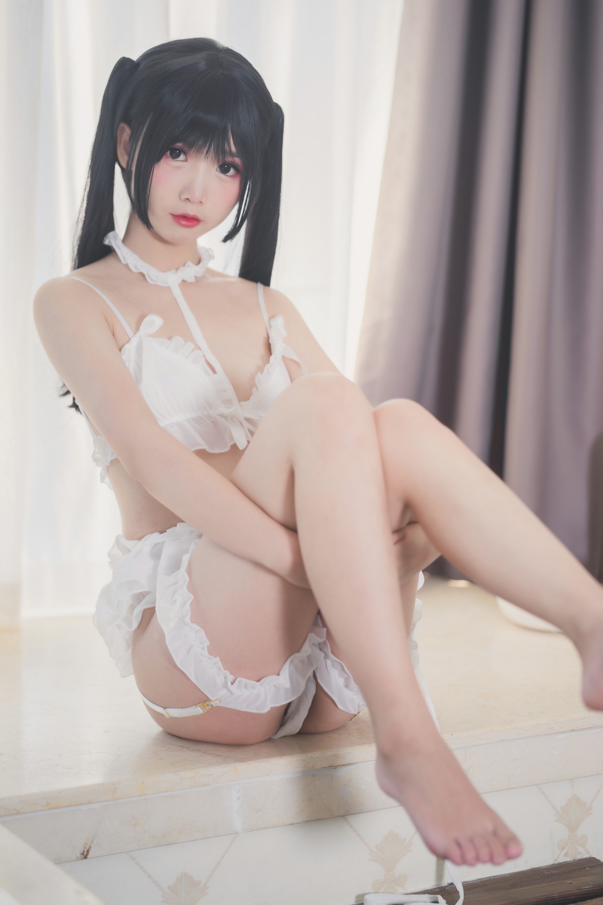 [Cosplay]面饼仙儿 – 脑内少女 白内衣 – COSPLAY