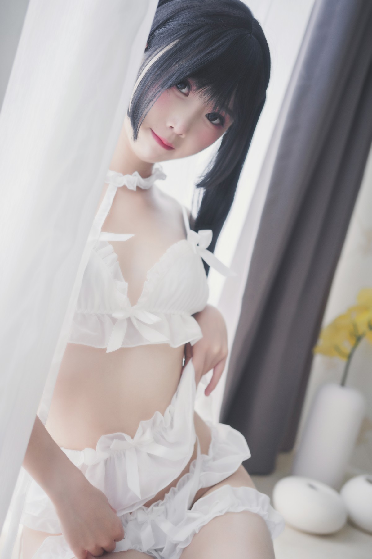 [Cosplay]面饼仙儿 – 脑内少女 白内衣 – COSPLAY