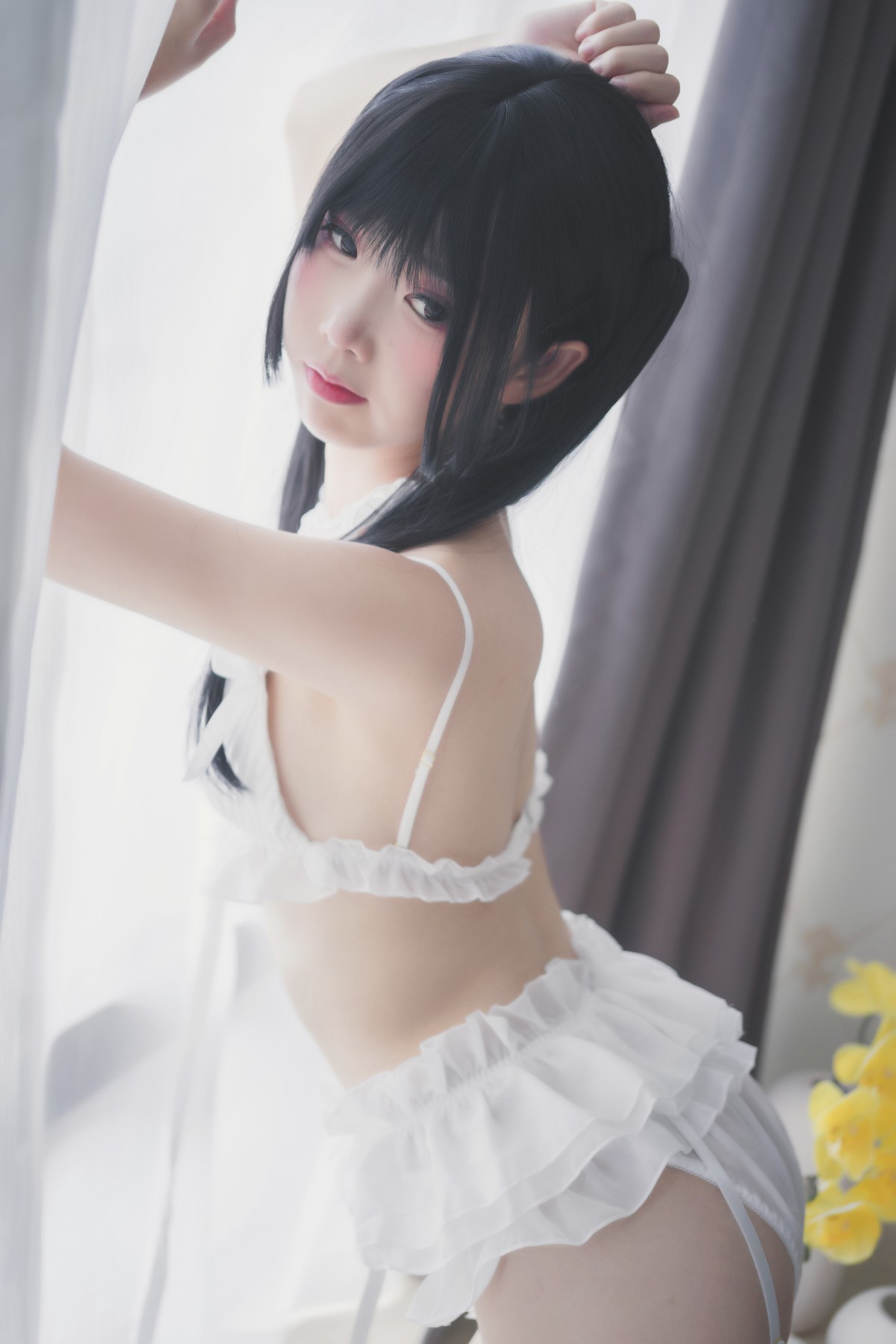 [Cosplay]面饼仙儿 – 脑内少女 白内衣 – COSPLAY