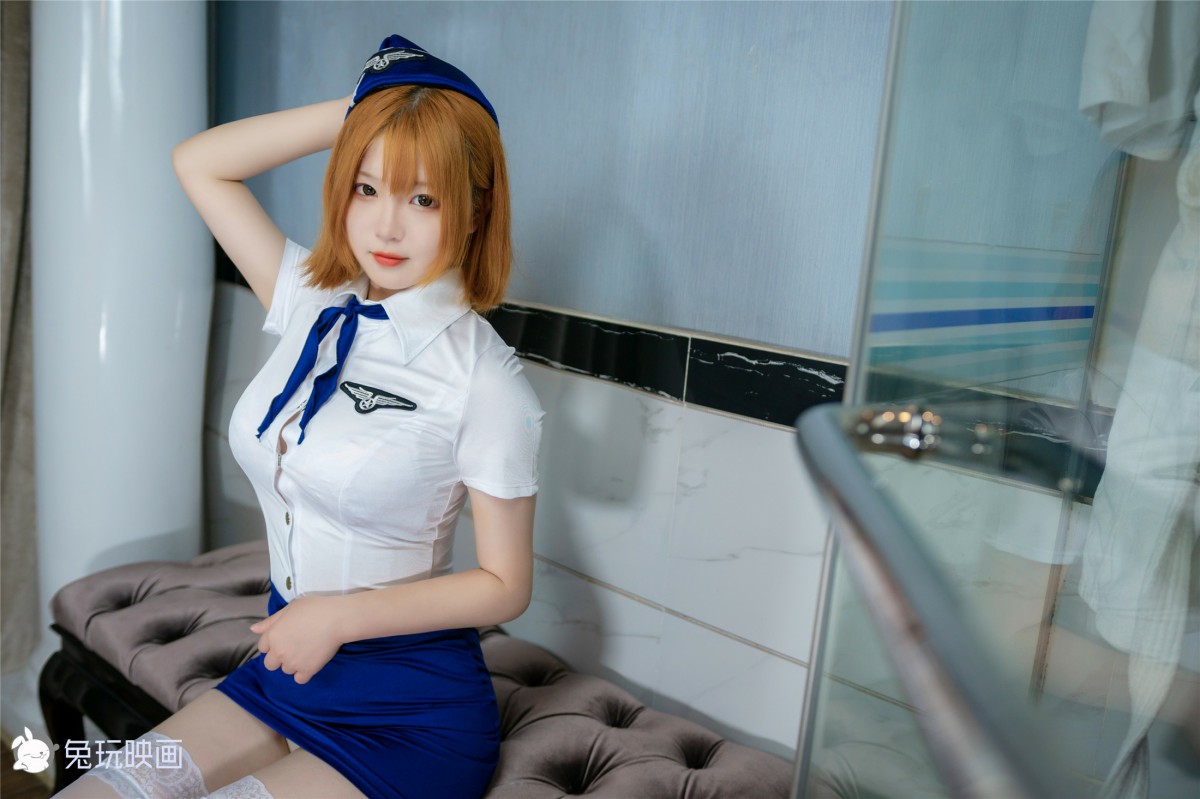 兔玩映画系列 Vol.058 醉酒空姐_ – COSPLAY