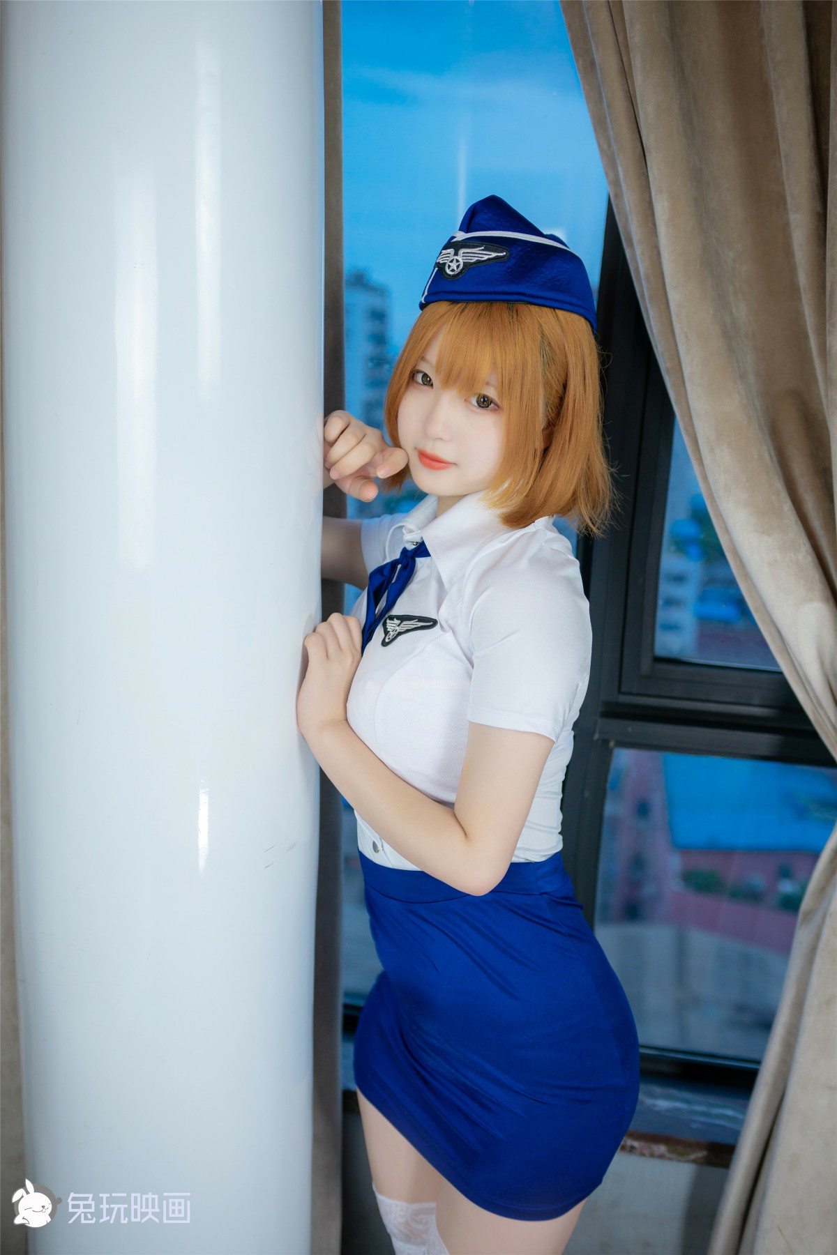 兔玩映画系列 Vol.058 醉酒空姐_ – COSPLAY