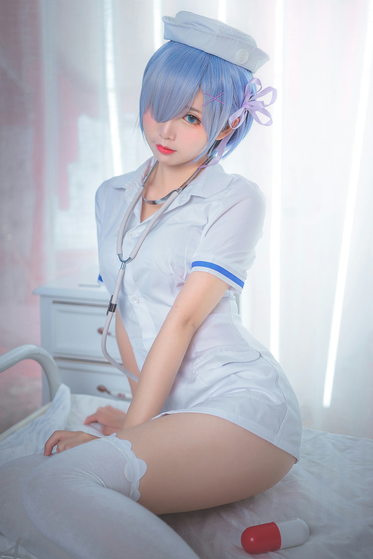[Cosplay]面饼仙儿 – 蕾姆护士装 – COSPLAY