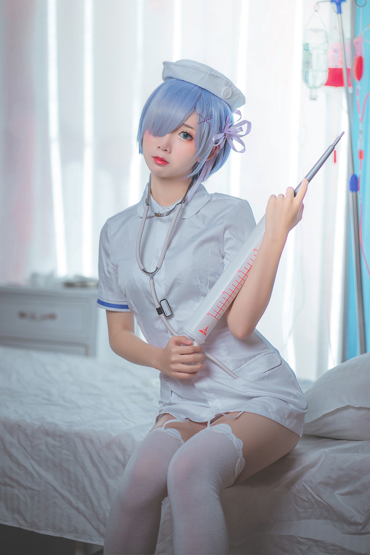[Cosplay]面饼仙儿 – 蕾姆护士装 – COSPLAY