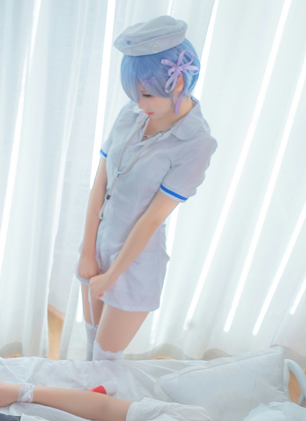 [Cosplay]面饼仙儿 – 蕾姆护士装 – COSPLAY