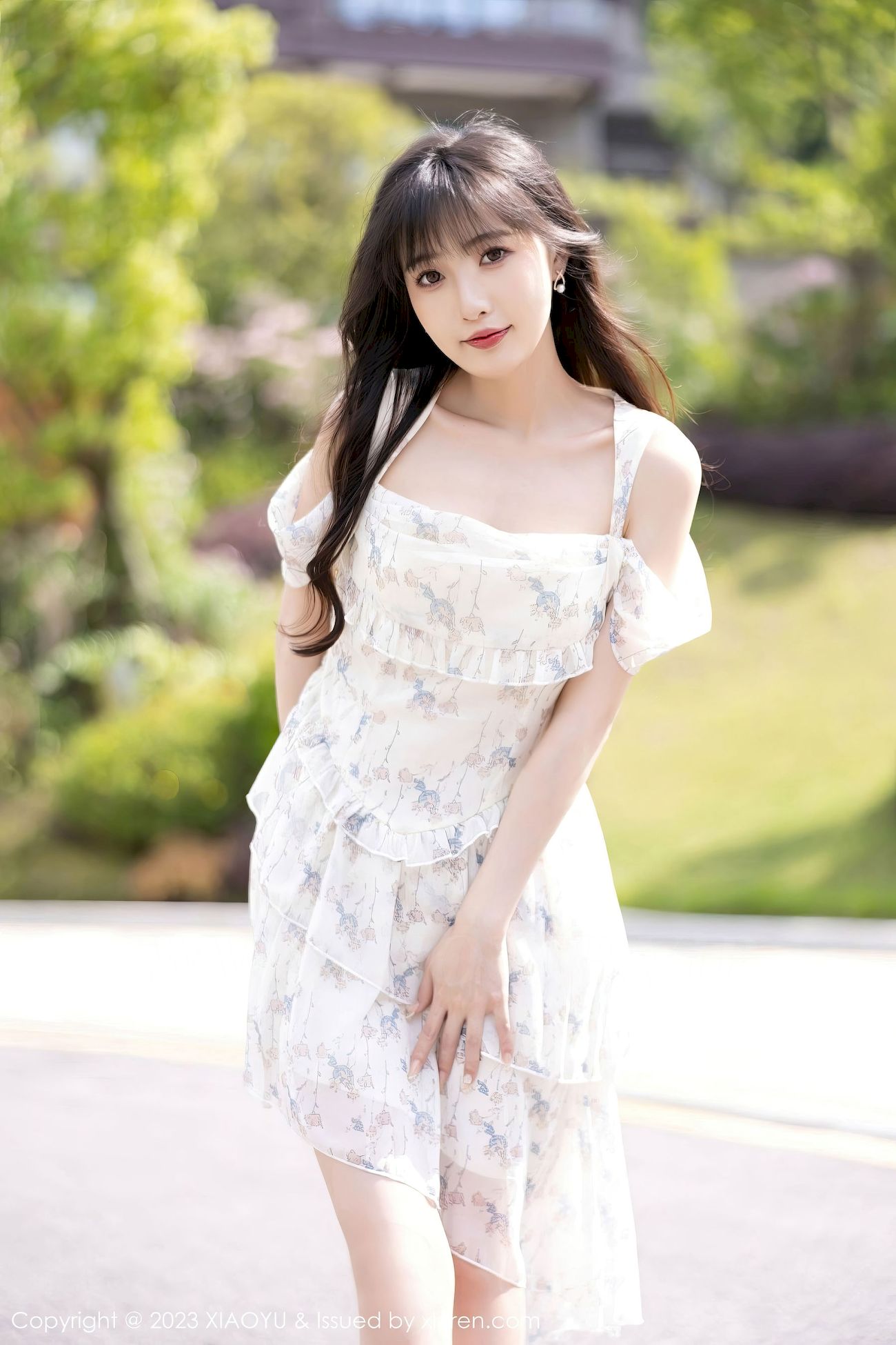 [XIAOYU语画界] VOL.1058 模特林星阑 – 婚纱服饰+白色丝袜贵州旅拍