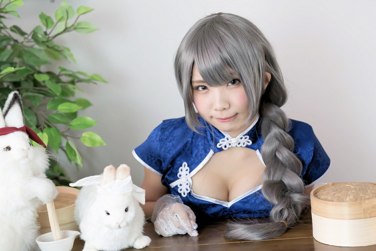 中華娘娘之Blue蓝色旗袍与美腿高跟 – COSPLAY