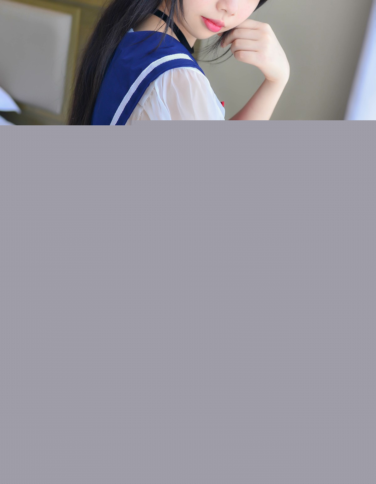 Cos小姐姐雪琪 – 透明JK – COSPLAY