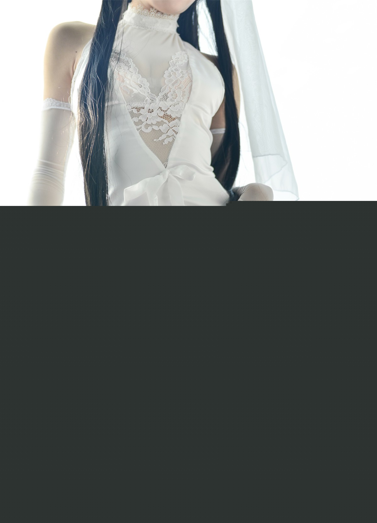 Cos小姐姐雪琪- 爱宕高跟美腿与婚纱 – COSPLAY