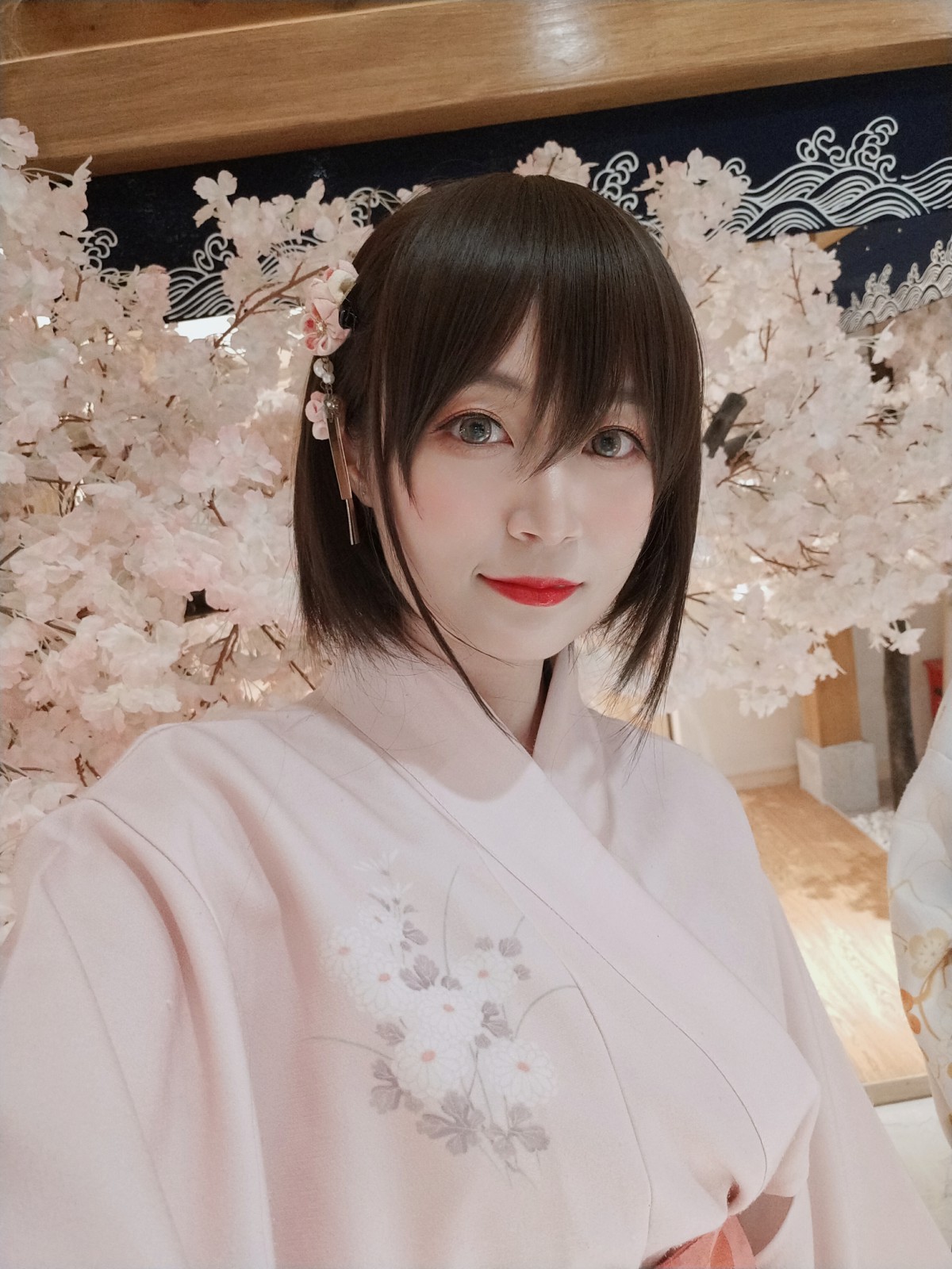 Coser小姐姐白银 – 和服温泉 – COSPLAY