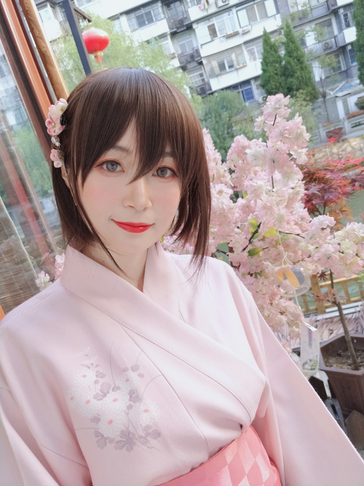 Coser小姐姐白银 – 和服温泉 – COSPLAY