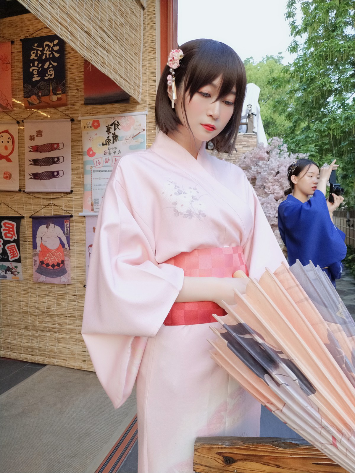 Coser小姐姐白银 – 和服温泉 – COSPLAY