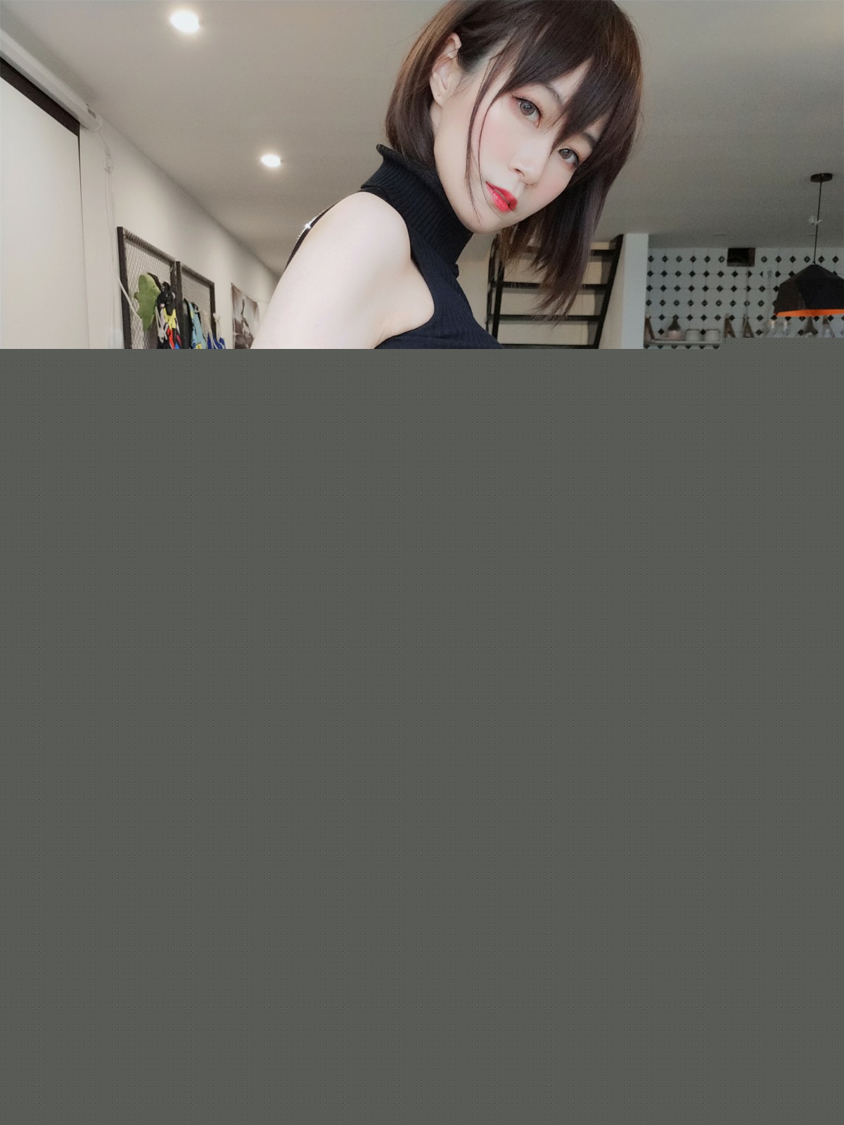 Coser小姐姐白银 – 黑色包臀裙 – COSPLAY