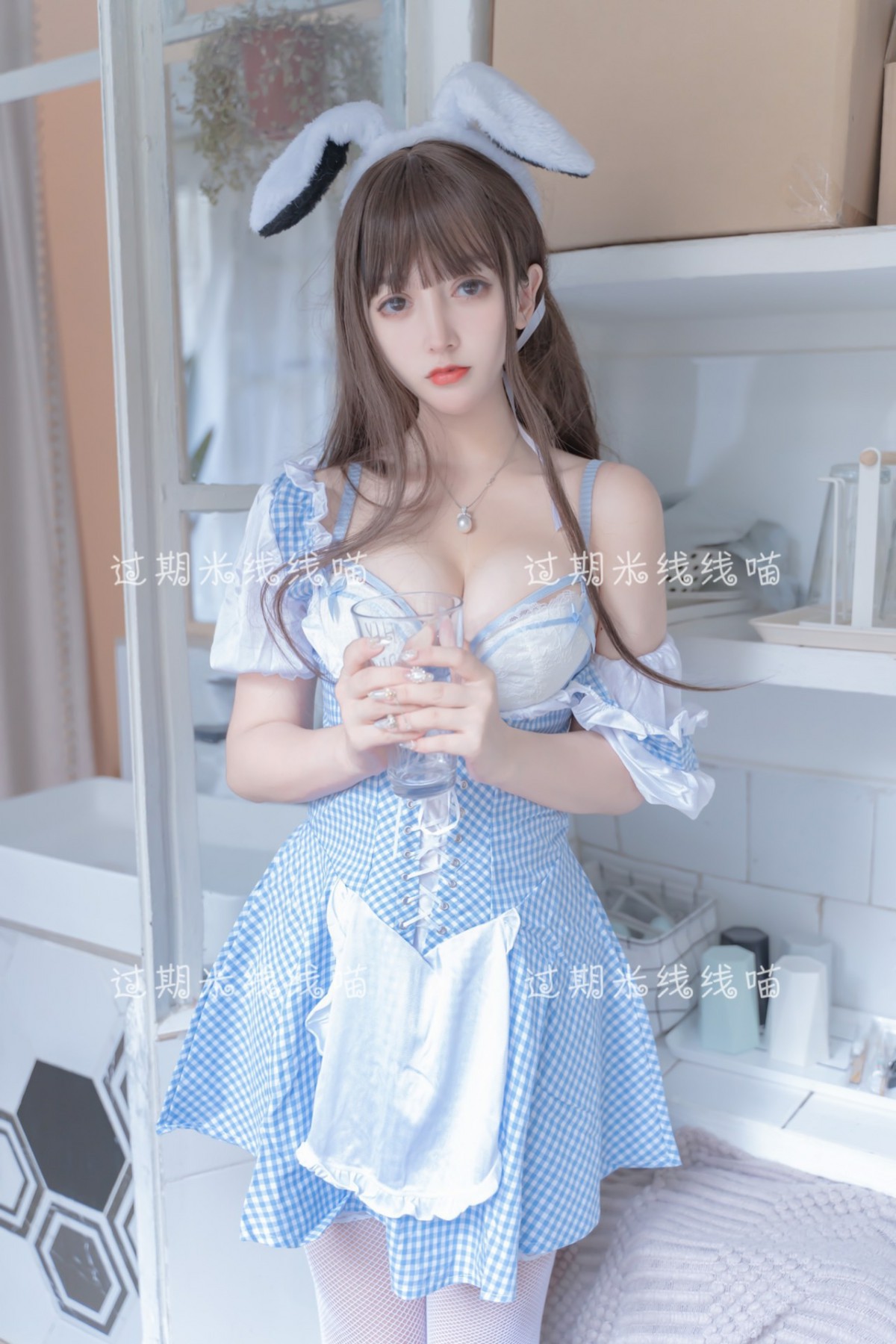 [Cosplay]过期米线线喵 – 蓝白 – COSPLAY