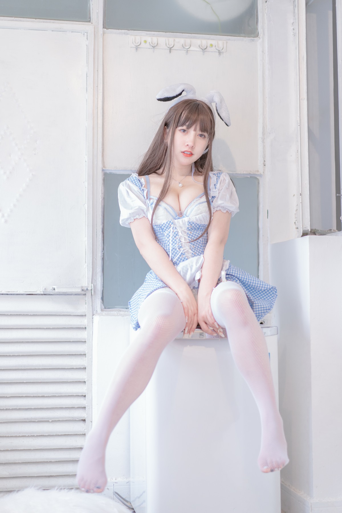 [Cosplay]过期米线线喵 – 蓝白 – COSPLAY
