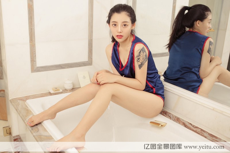 尤果网篮球宝贝凌菲篮球背心蕾丝内衣性感写真-御萝部落
