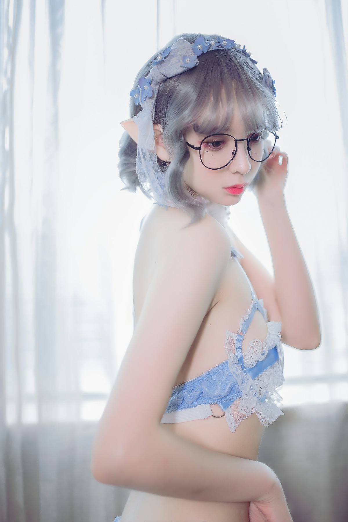 [Cosplay]疯猫ss – 蓝色精灵 – COSPLAY