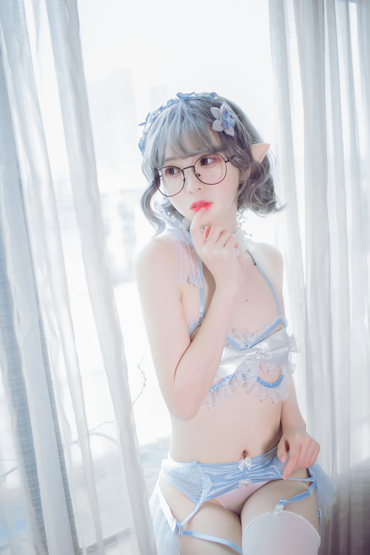 [Cosplay]疯猫ss – 蓝色精灵 – COSPLAY