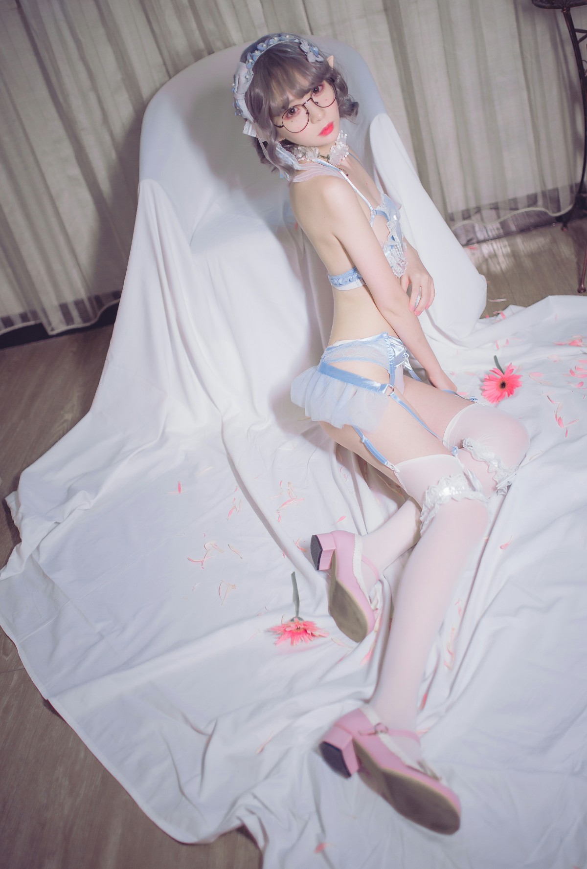 [Cosplay]疯猫ss – 蓝色精灵 – COSPLAY