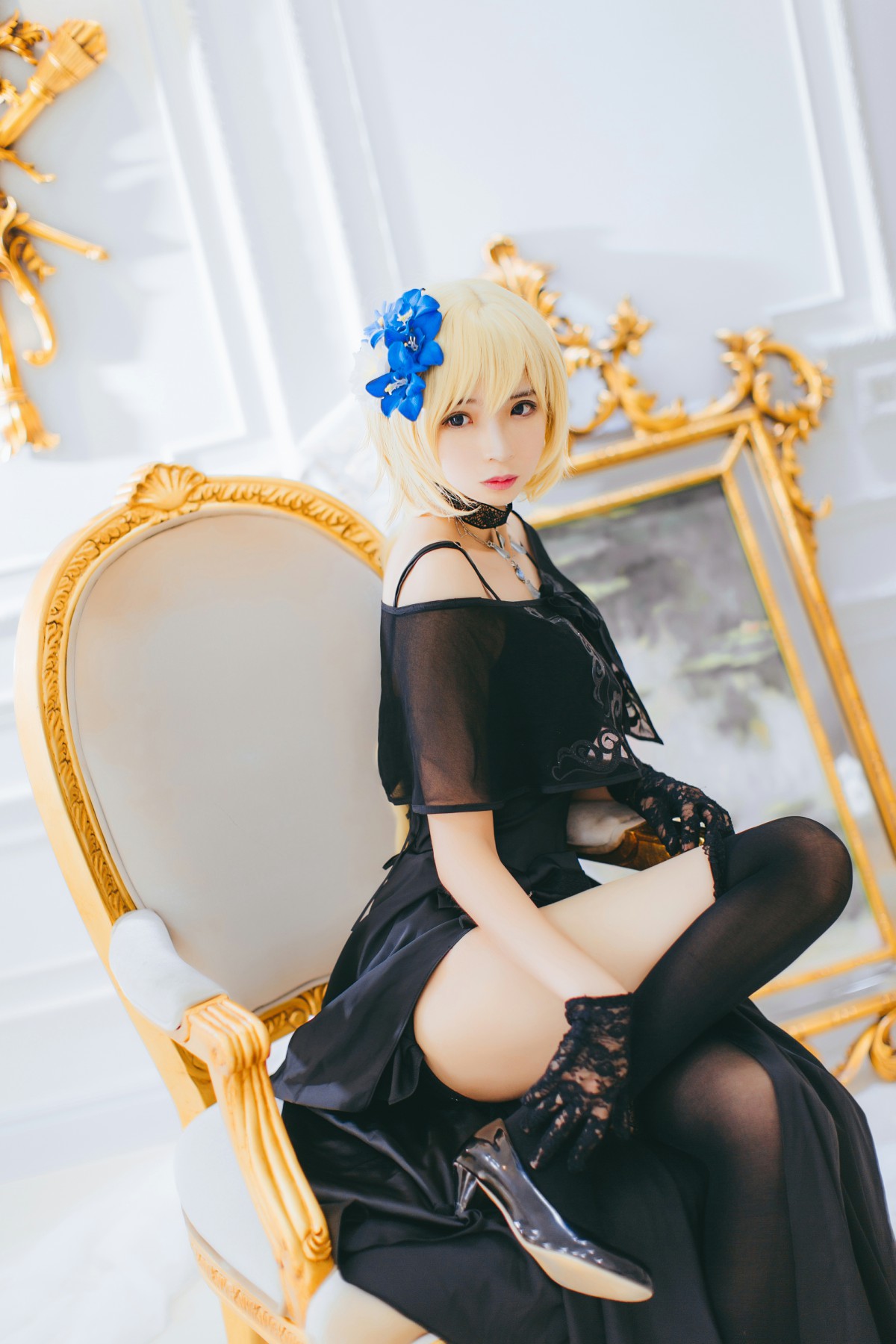 [Cosplay][网红少女]疯猫ss – 疯猫贞德礼装 – COSPLAY