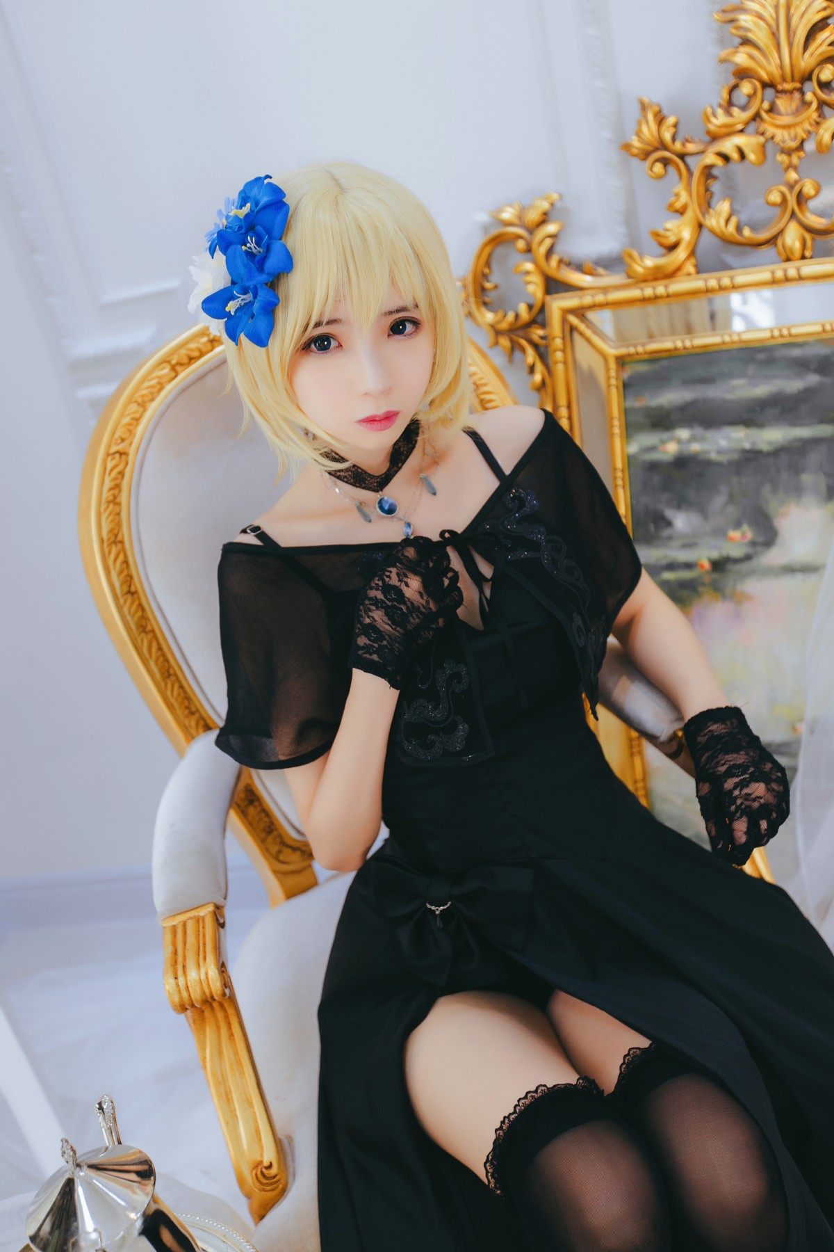 [Cosplay][网红少女]疯猫ss – 疯猫贞德礼装 – COSPLAY