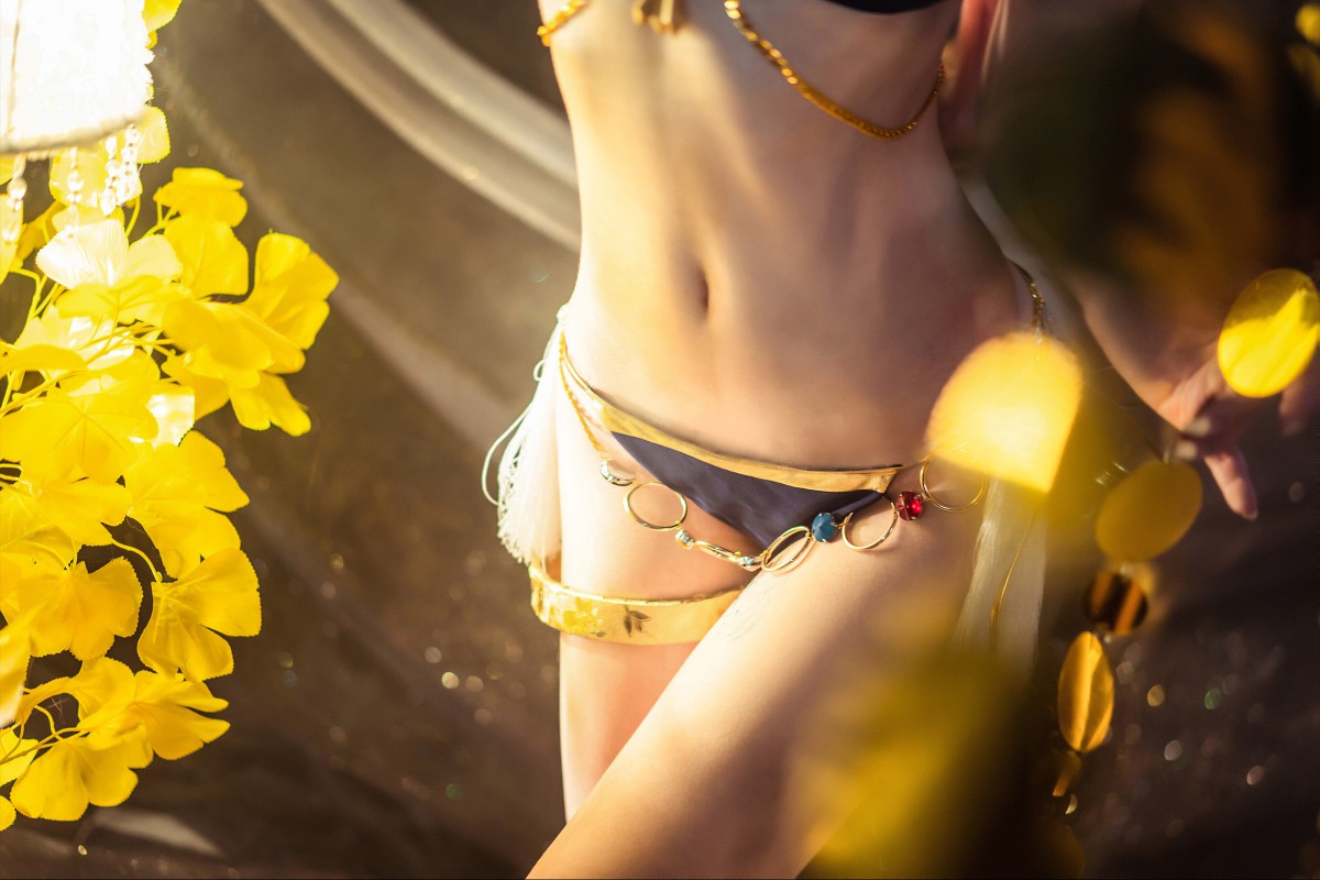 [Cosplay]Fate 玉藻前 舞娘泳装 – COSPLAY