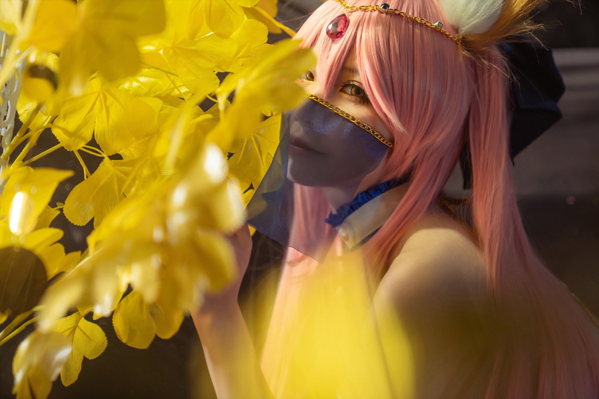 [Cosplay]Fate 玉藻前 舞娘泳装 – COSPLAY