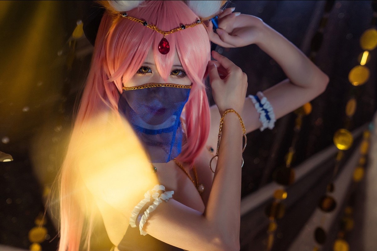 [Cosplay]Fate 玉藻前 舞娘泳装 – COSPLAY