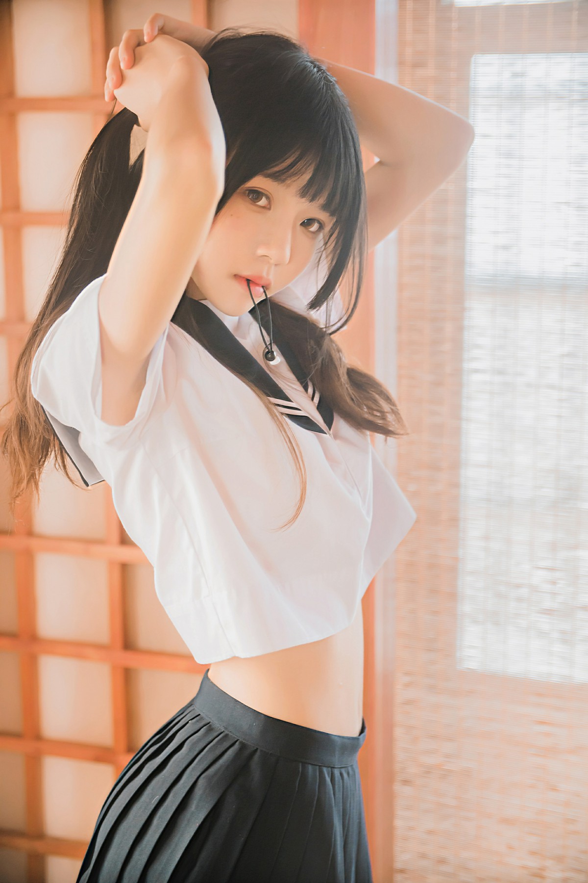 萝莉风COS 桜桃喵 – 小背心2 – COSPLAY