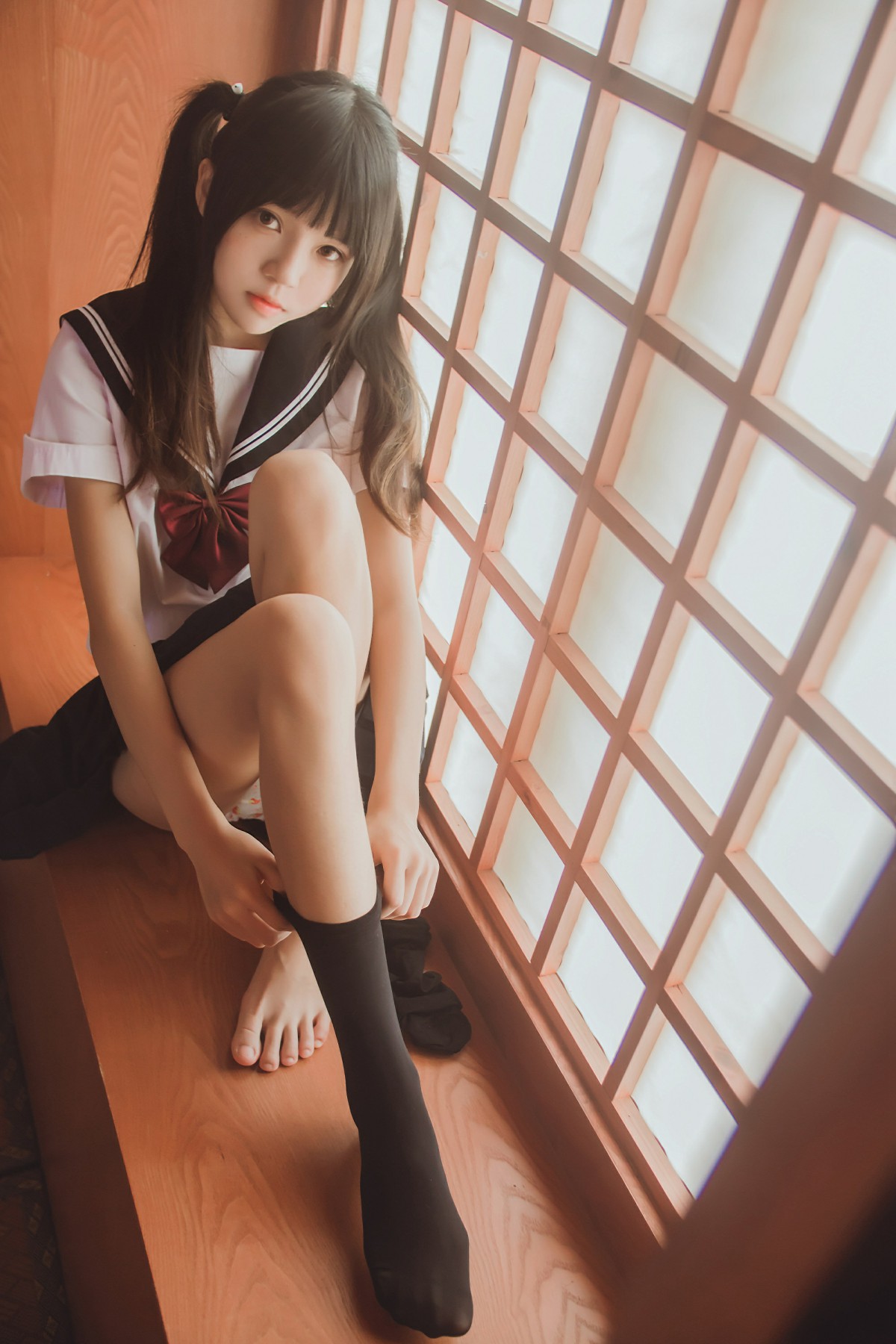 萝莉风COS 桜桃喵 – 小背心2 – COSPLAY