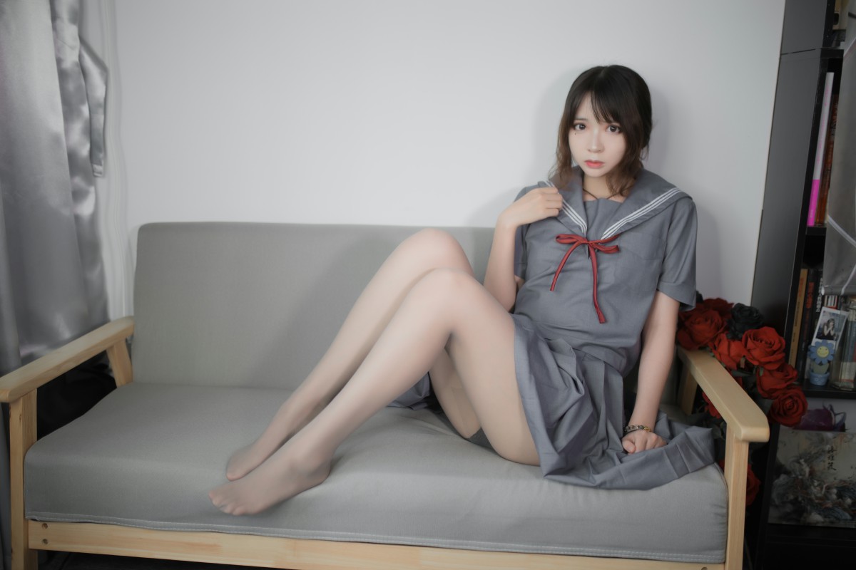 [Cosplay]疯猫ss -蓝灰JK – COSPLAY