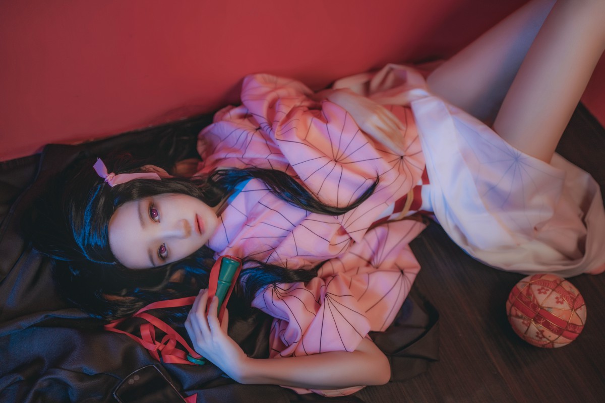 [Cosplay]桜桃喵 – 灶门祢豆子 – COSPLAY