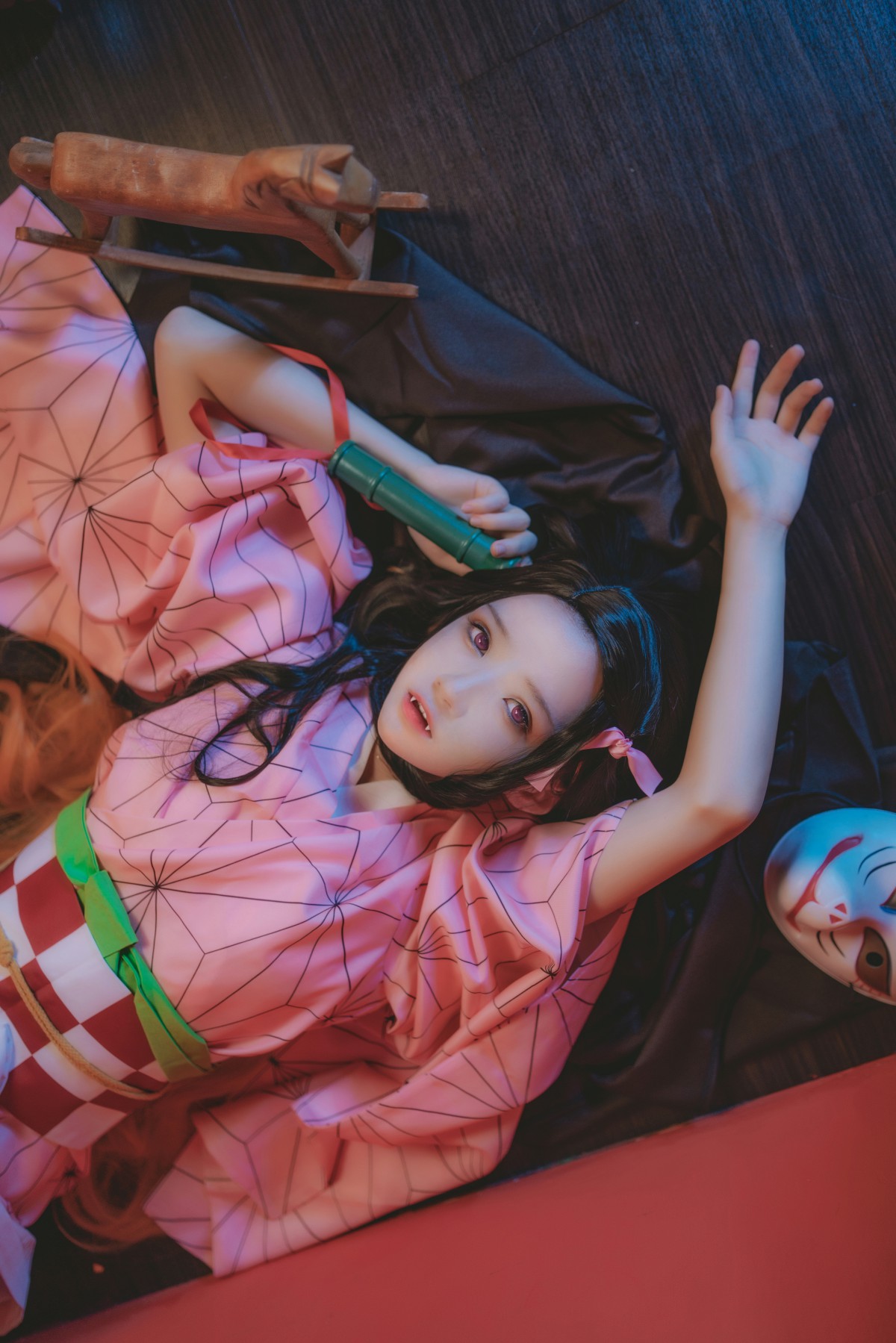 [Cosplay]桜桃喵 – 灶门祢豆子 – COSPLAY