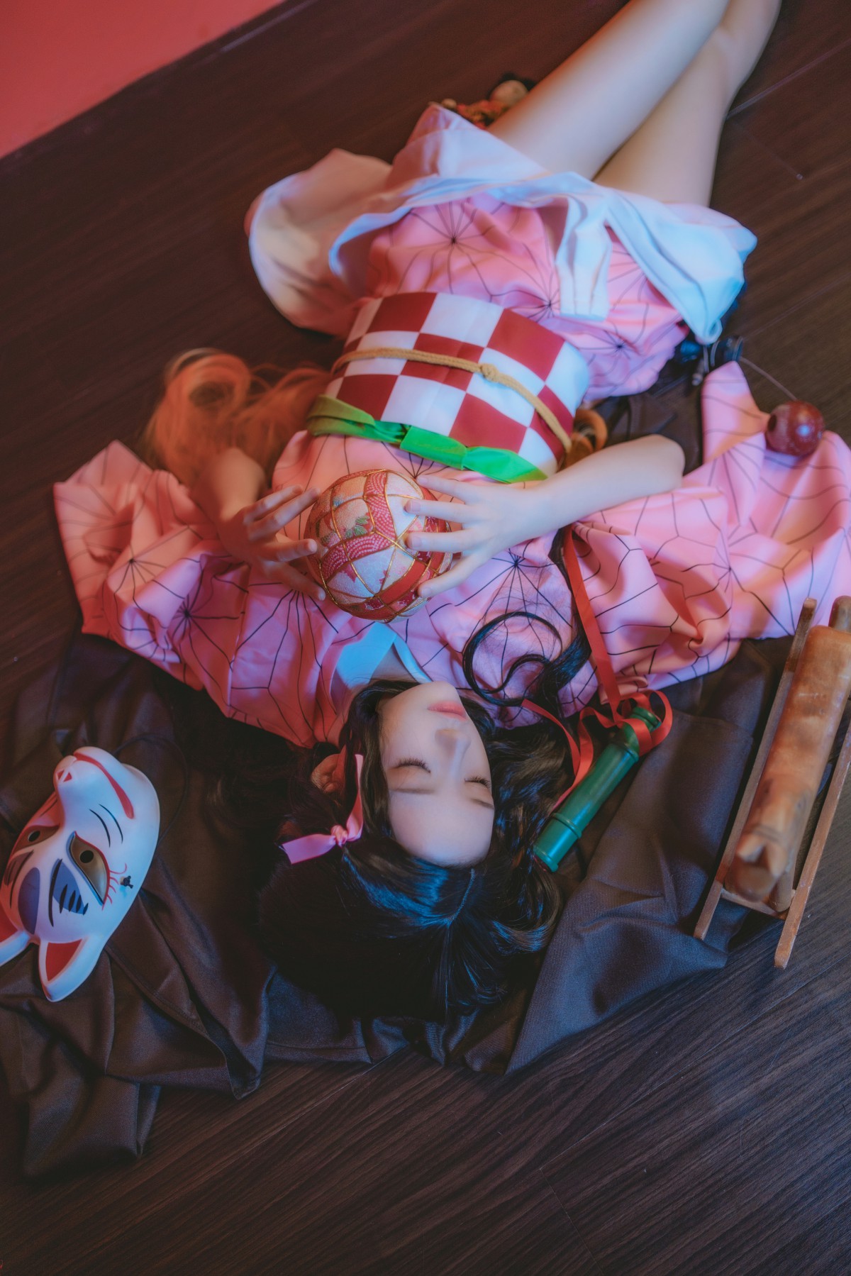 [Cosplay]桜桃喵 – 灶门祢豆子 – COSPLAY