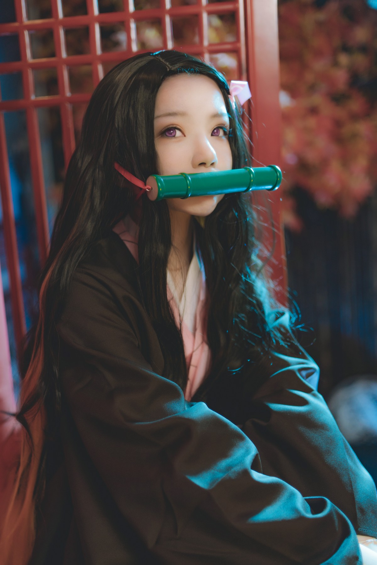 [Cosplay]桜桃喵 – 灶门祢豆子 – COSPLAY