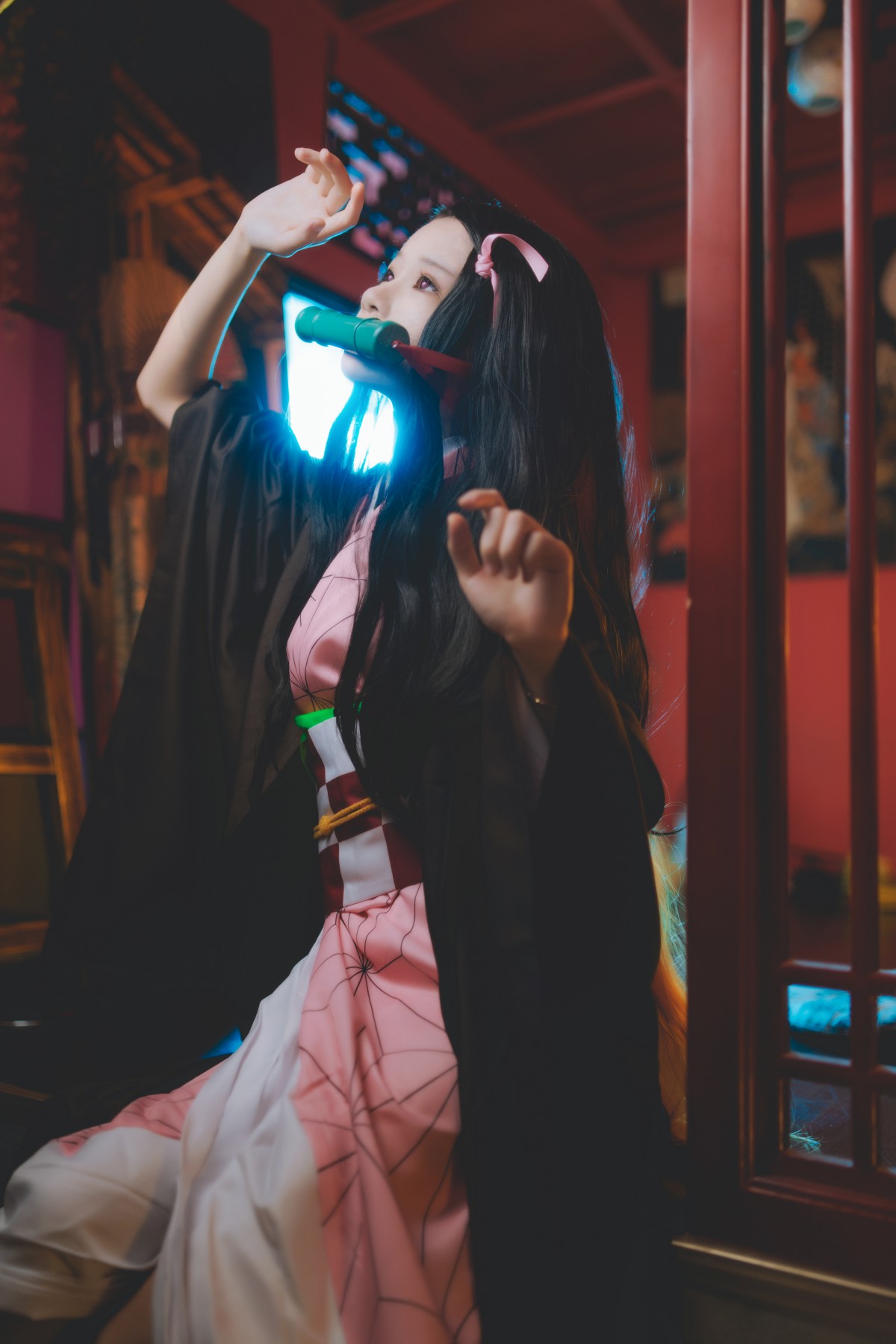 [Cosplay]桜桃喵 – 灶门祢豆子 – COSPLAY