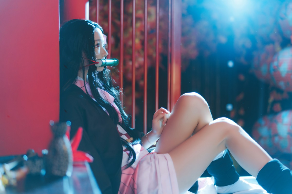 [Cosplay]桜桃喵 – 灶门祢豆子 – COSPLAY