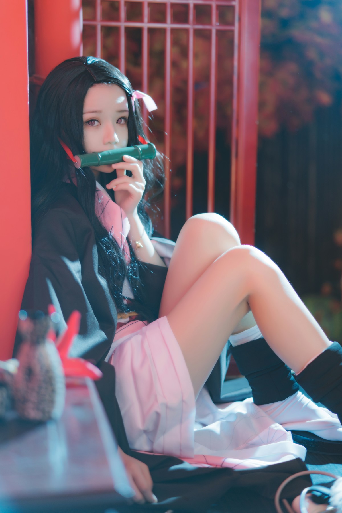 [Cosplay]桜桃喵 – 灶门祢豆子 – COSPLAY