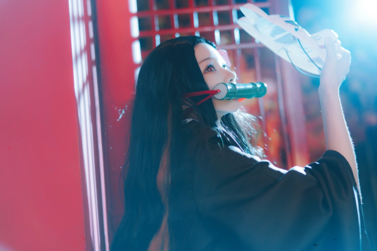 [Cosplay]桜桃喵 – 灶门祢豆子 – COSPLAY