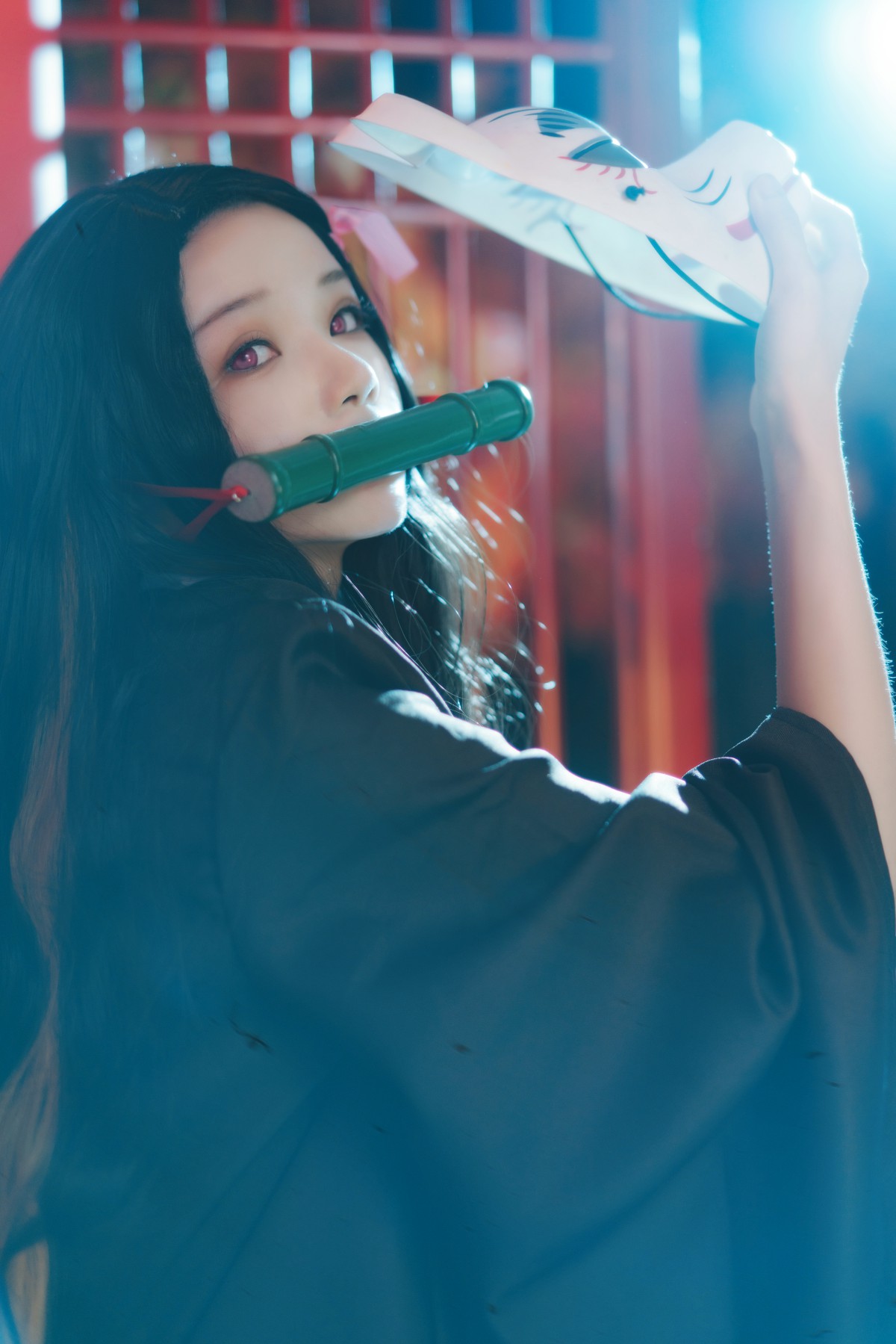[Cosplay]桜桃喵 – 灶门祢豆子 – COSPLAY