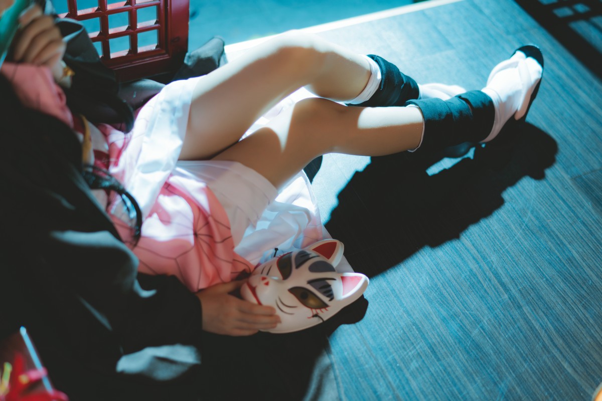 [Cosplay]桜桃喵 – 灶门祢豆子 – COSPLAY