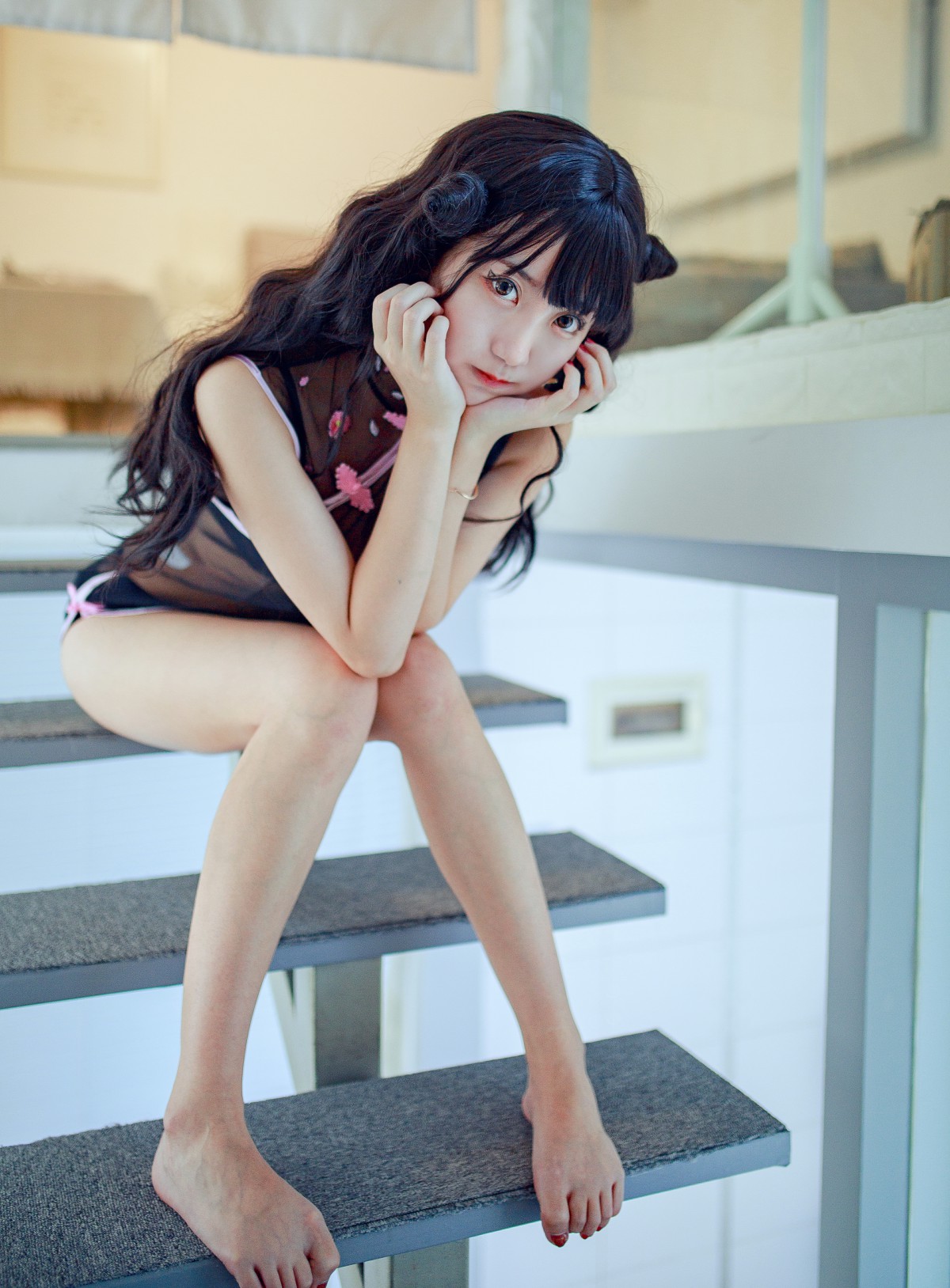 [Cosplay]黑川 – 小恶魔旗袍 – COSPLAY