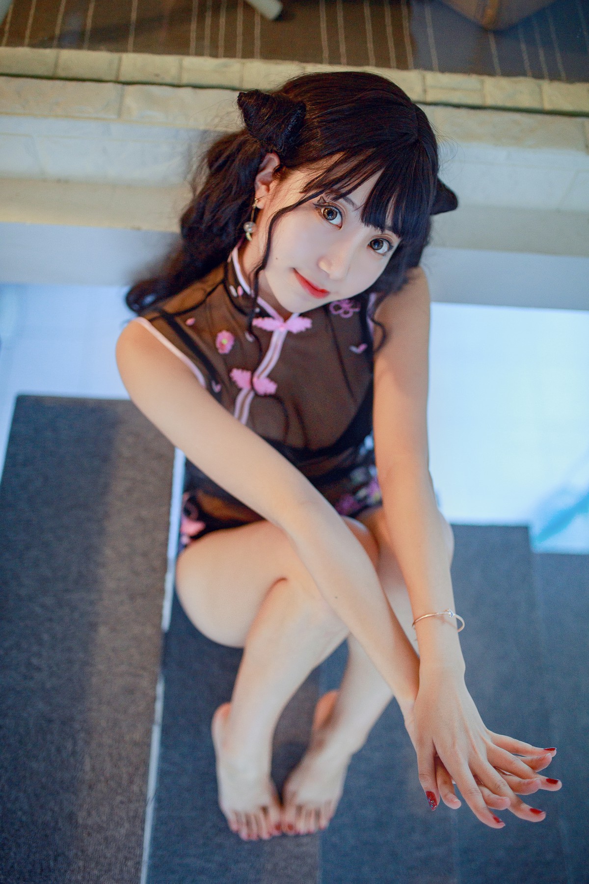 [Cosplay]黑川 – 小恶魔旗袍 – COSPLAY