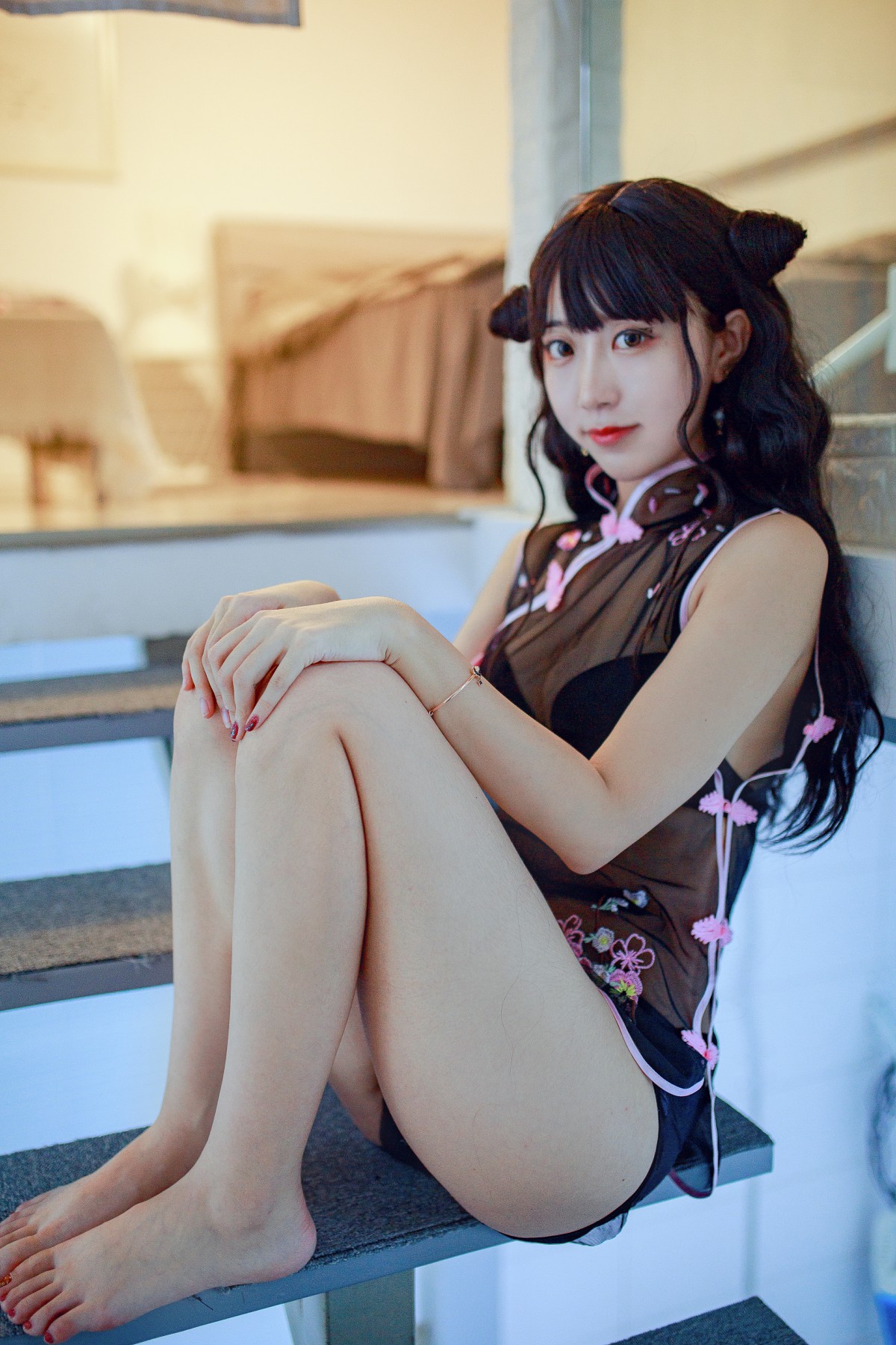 [Cosplay]黑川 – 小恶魔旗袍 – COSPLAY