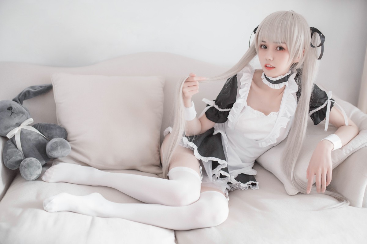 [Cosplay]你的负卿 – 穹妹女仆兔女郎 – COSPLAY