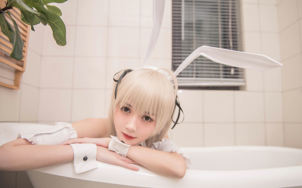 [Cosplay]你的负卿 – 穹妹女仆兔女郎 – COSPLAY