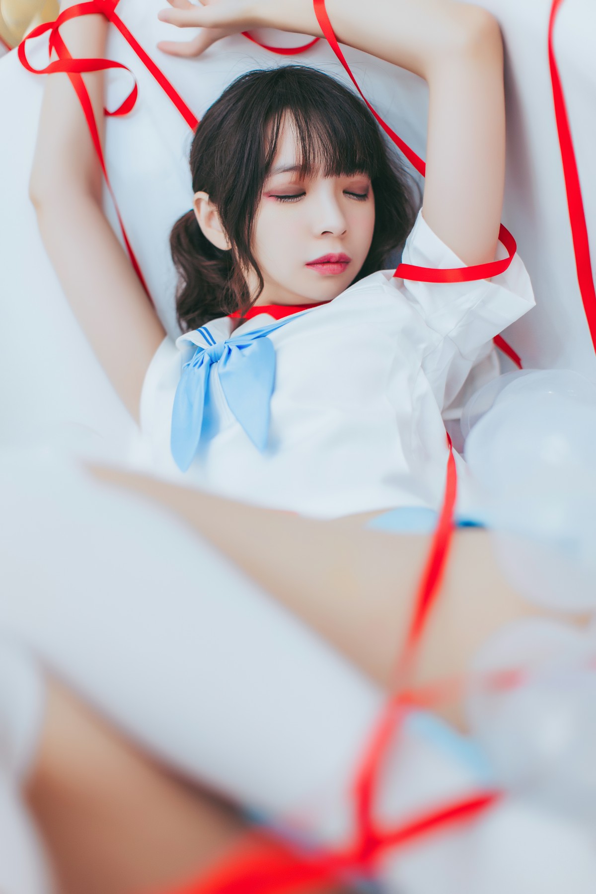 [Cosplay]疯猫ss – 睡衣与浴室的水手服 – COSPLAY