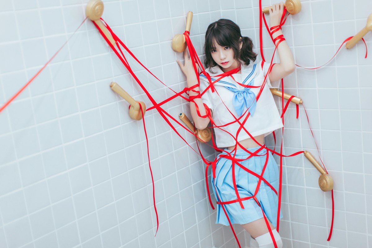 [Cosplay]疯猫ss – 睡衣与浴室的水手服 – COSPLAY
