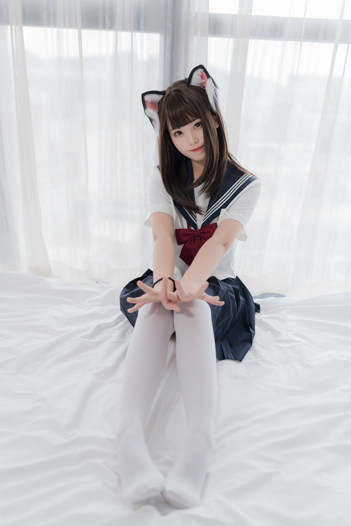 喵糖映画 VOL.002 JK白丝 – COSPLAY
