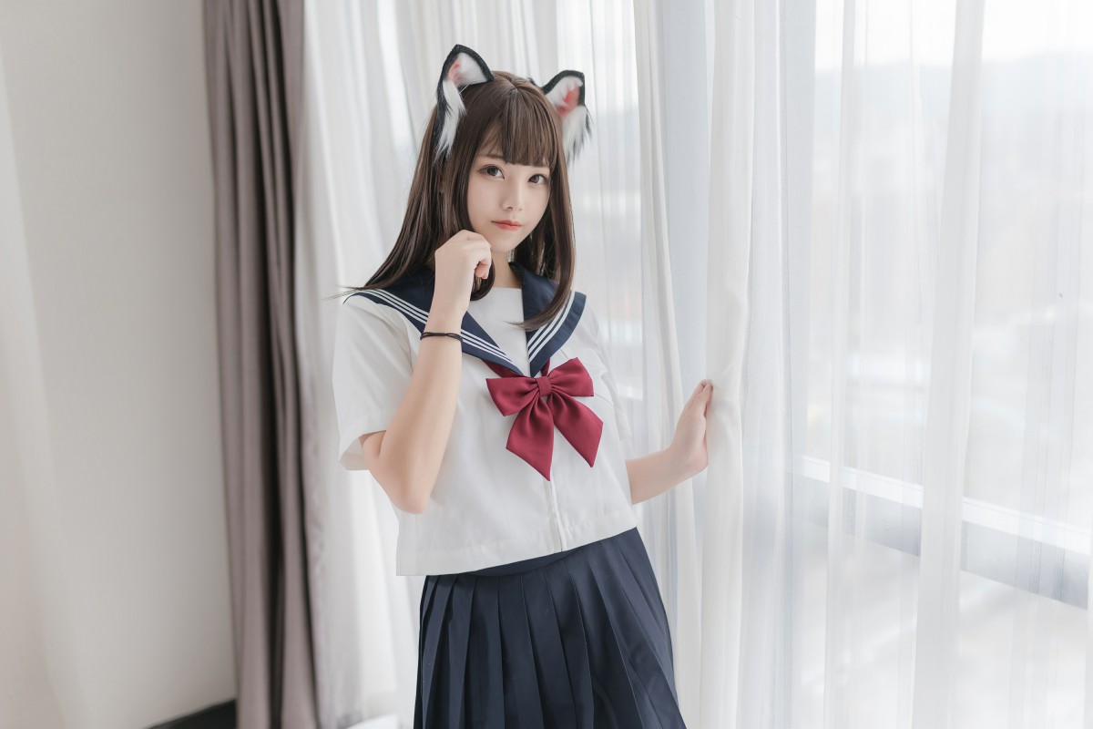 喵糖映画 VOL.002 JK白丝 – COSPLAY